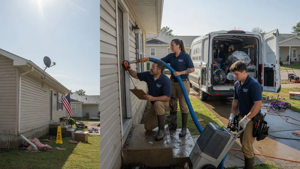 Ceiling Water Damage Restoration in Bellaire, OH near me